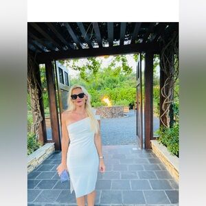 White off the shoulder dress